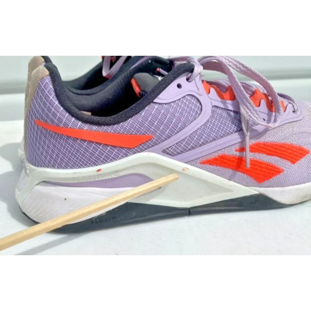 Reebok Nano X2 Training Shoes Womens Size 9.5 Lilac Coral Crossfit -out of stock